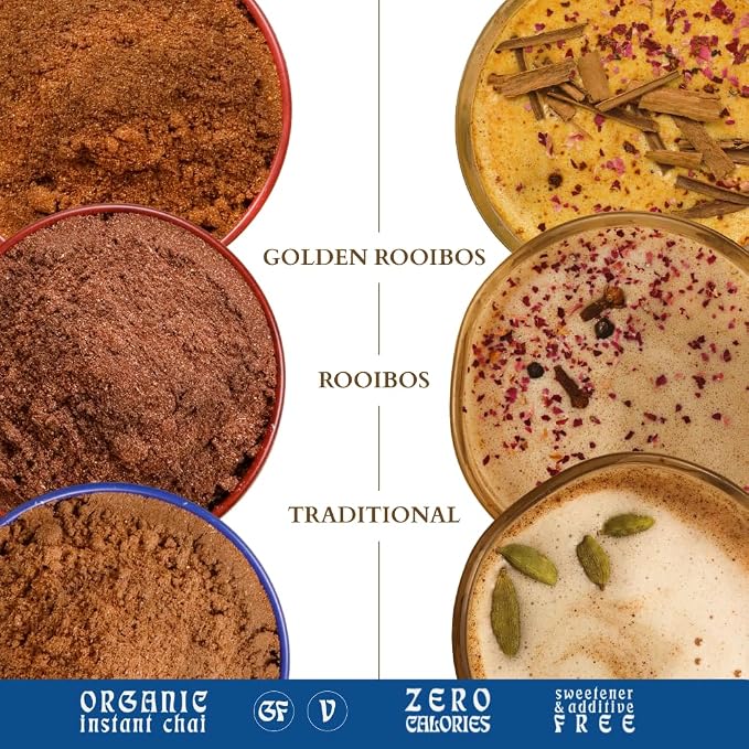 Té en polvo - 50 tazas - Tradicional Rooibos Masala miniatura 2