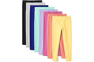 Girls Leggings 8-Pack: Ultimate Comfort and Style for Active Kids