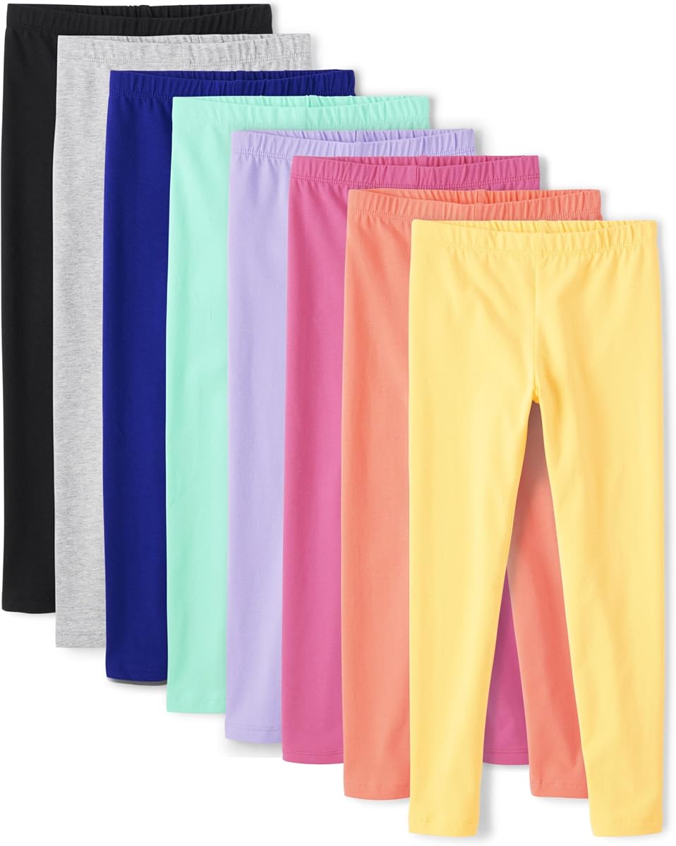 girls Leggings 8 Pack