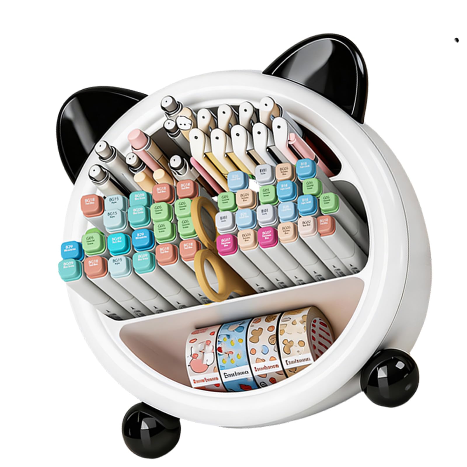 JSGHGDF Pen Holder Stationeries Holders Shelf Pencil Organizers Home Offices Desktop Decorations Ornament Pen Inserted Holder Makeup Brush Holders
