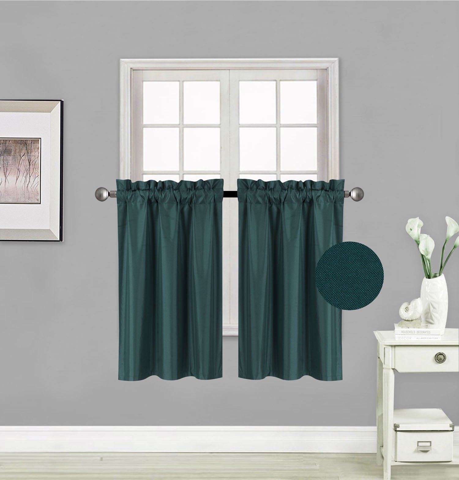 Cheap hunter green curtains