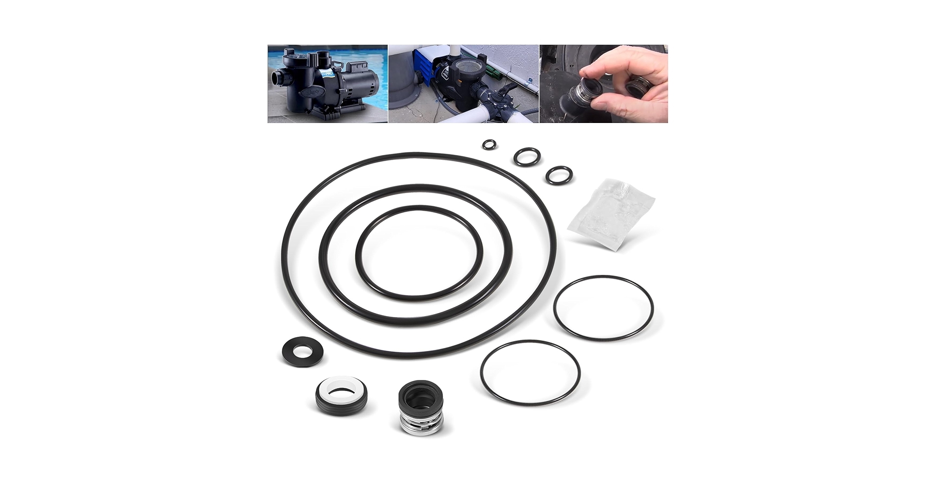 Amazon.com: O-Ring Rebuild Repair Kit for Jandy Zodiac FHPF