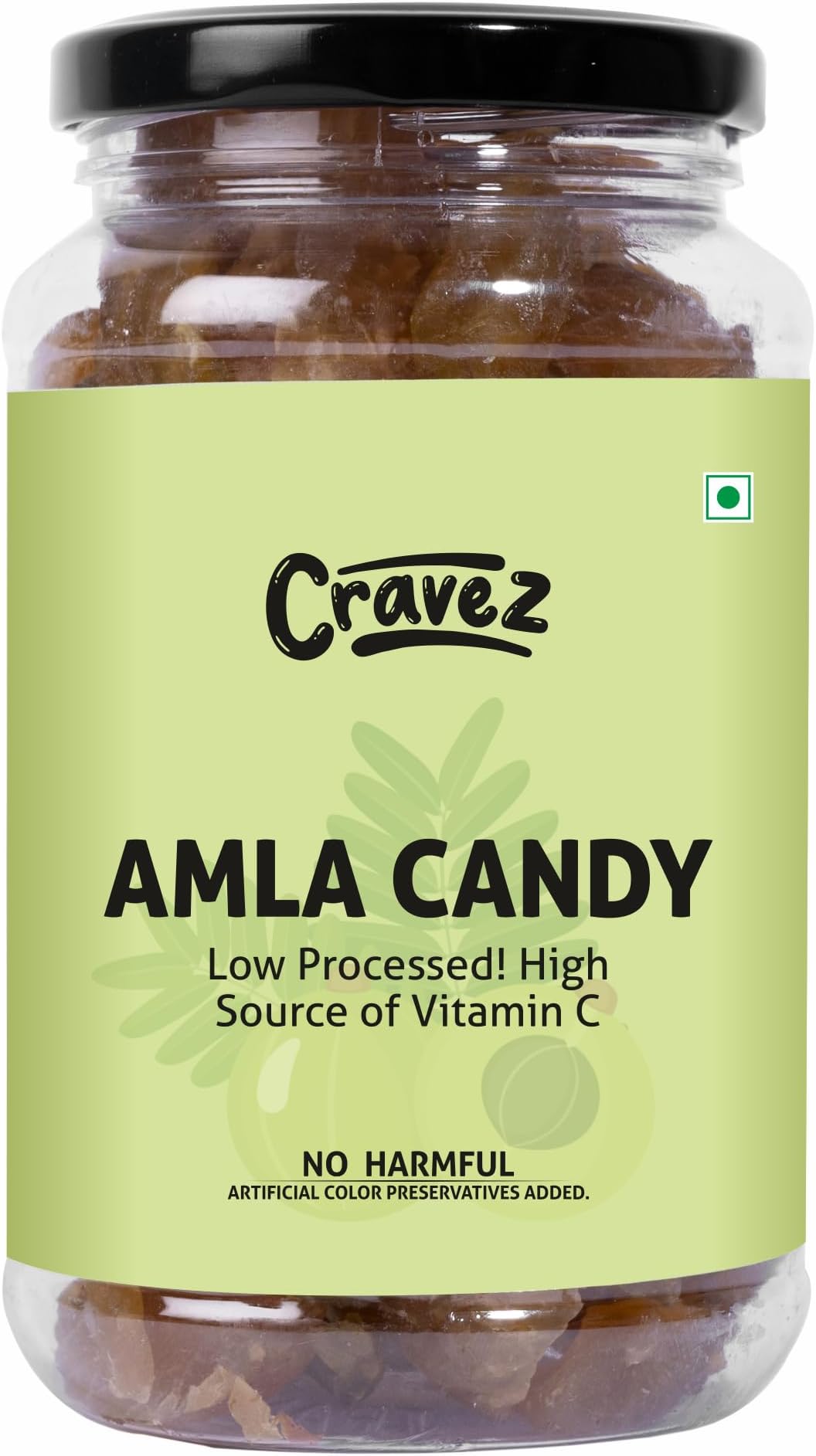 Cravez Dried Amla Candy | Export Quality Aamla | 300 Gram | Low Processed Amla |Natural | No Preservative | No Artificial Colour Used