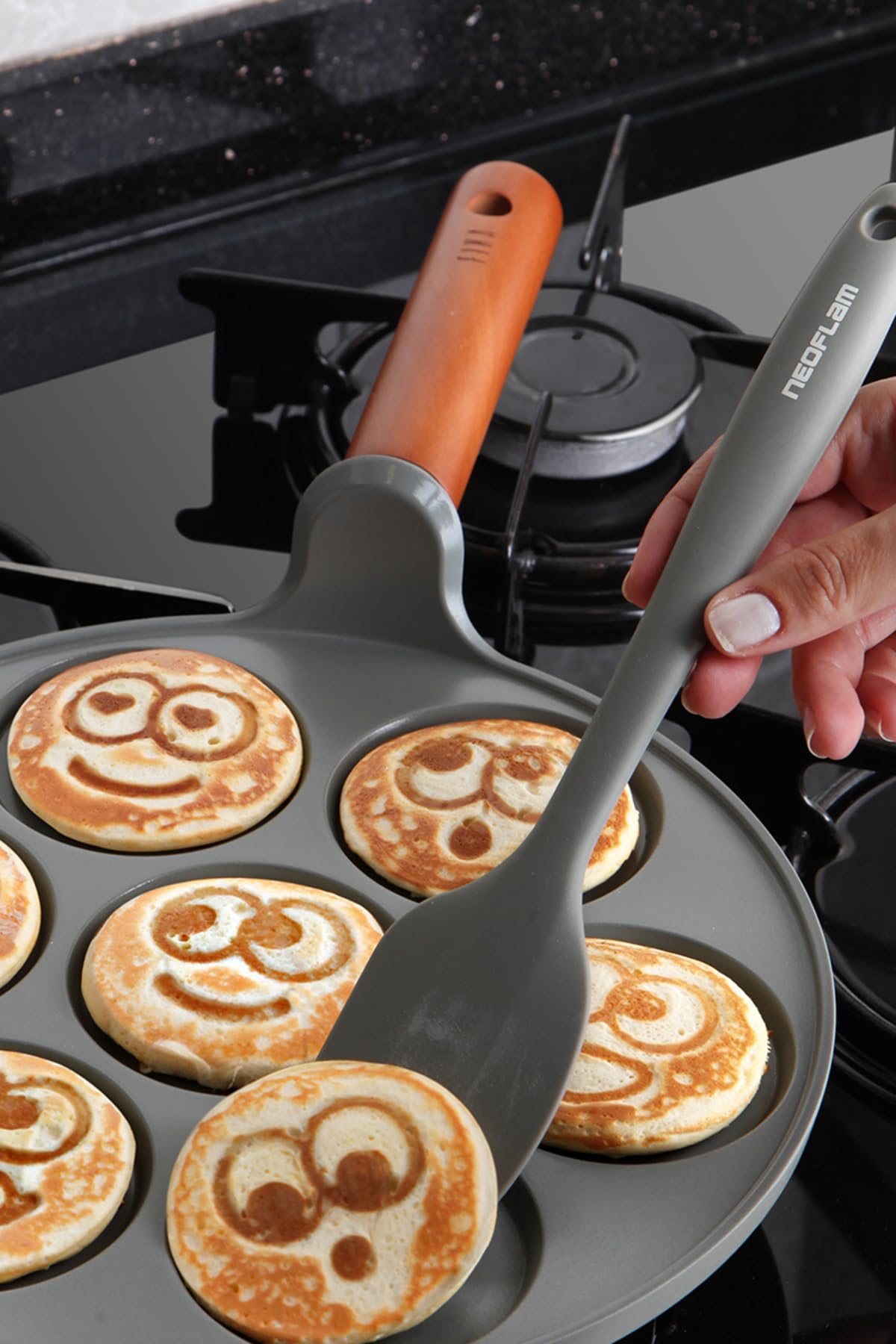 Neoflam Fika Pancake Tavası 26 Cm - Gri