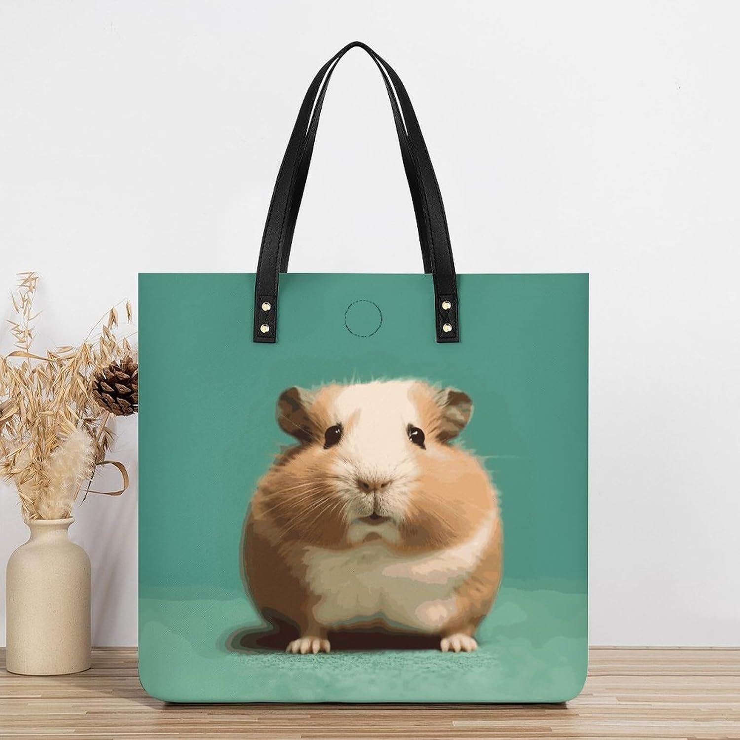 Cute And Weird Hamster Handbags Large Capacity, Tote Bag Stylish Slouchy, Shoulder Bags for Work Beach Travel And Shopping Grocery.