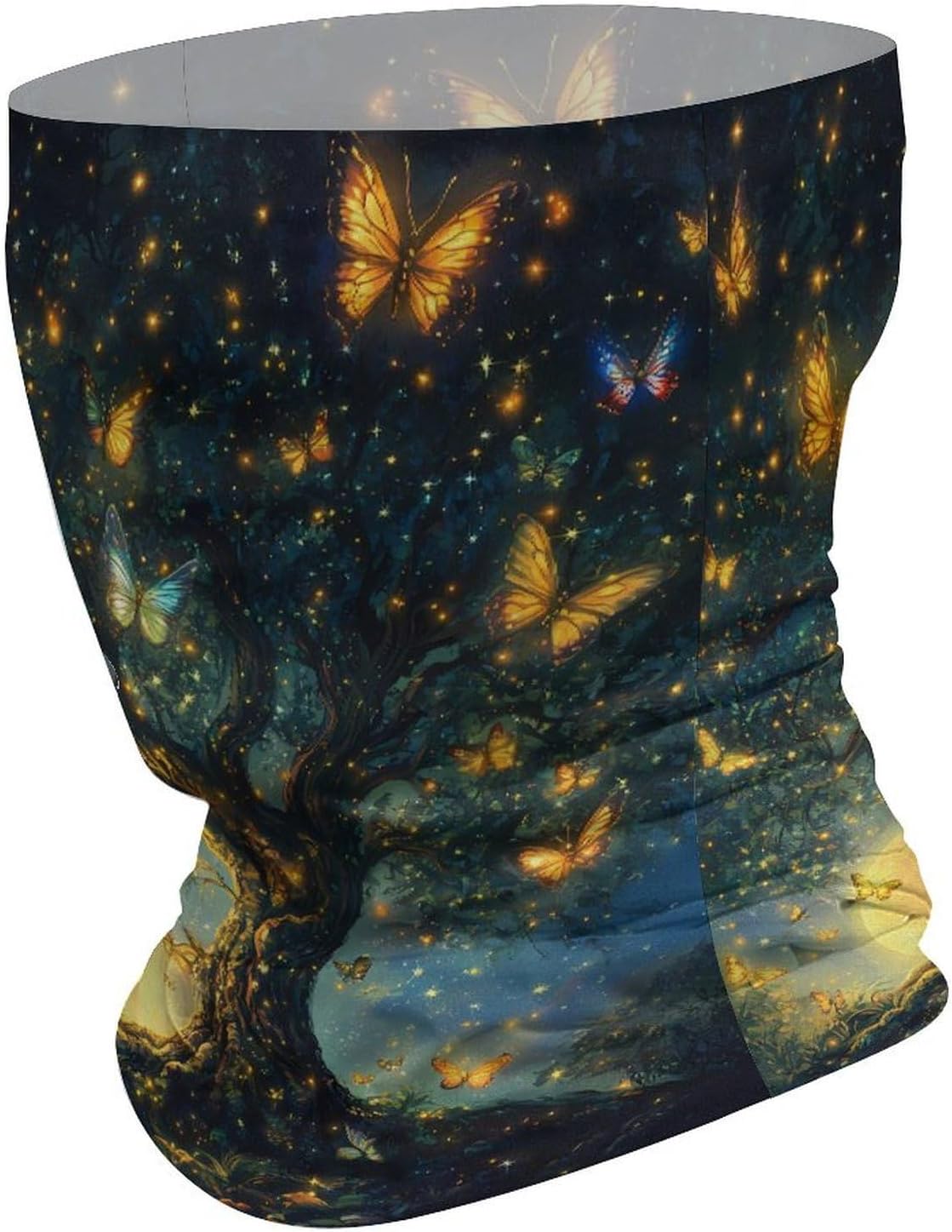 Butterfly Treelife Face Cover Neck Gaiters for Men Women Sun Protection Mask Scarf Hiking Bandana