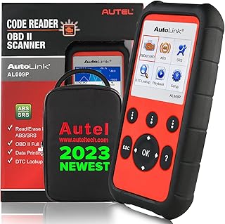Autel AutoLink AL609P 2023 Newest OBD2 Scanner, ABS, SRS Airbag Diagnostic scan Tool, Turn Off ABS, Airbag Warning Lights, Ready Test, AutoVIN, Advanced Ver. of AL519/ ML519/ AL619