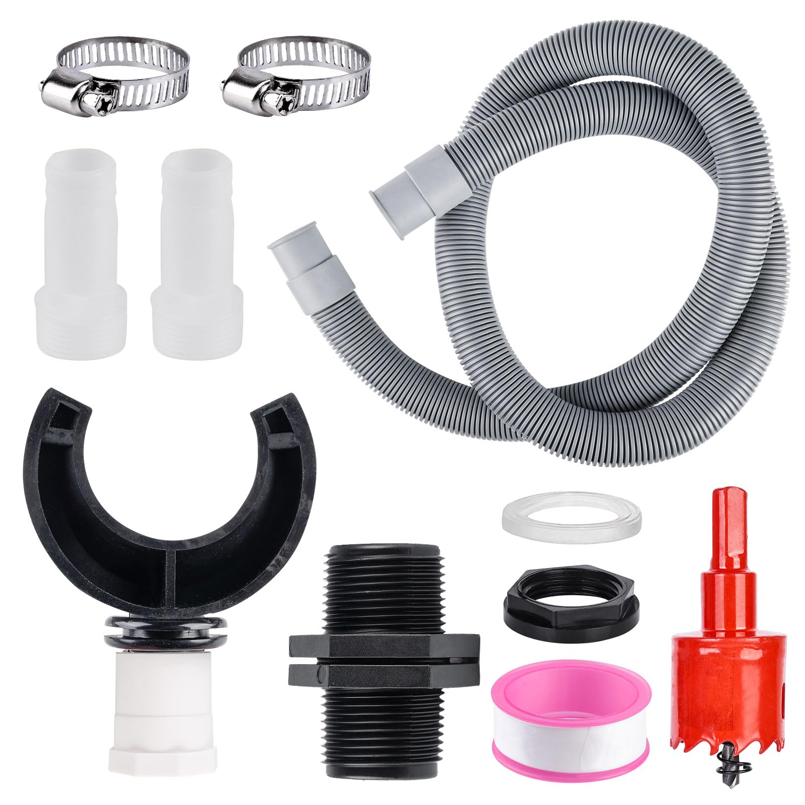 Collecteur Pluie Pvc Caoutchouc 11 Pièces Collecteur D'eau De Pluie Pour Tuyaux De Descente Speedy Avec Tuyau Flexible Pour Diam Tre Int Collecteur Eau De Pluie Tuyau Descente