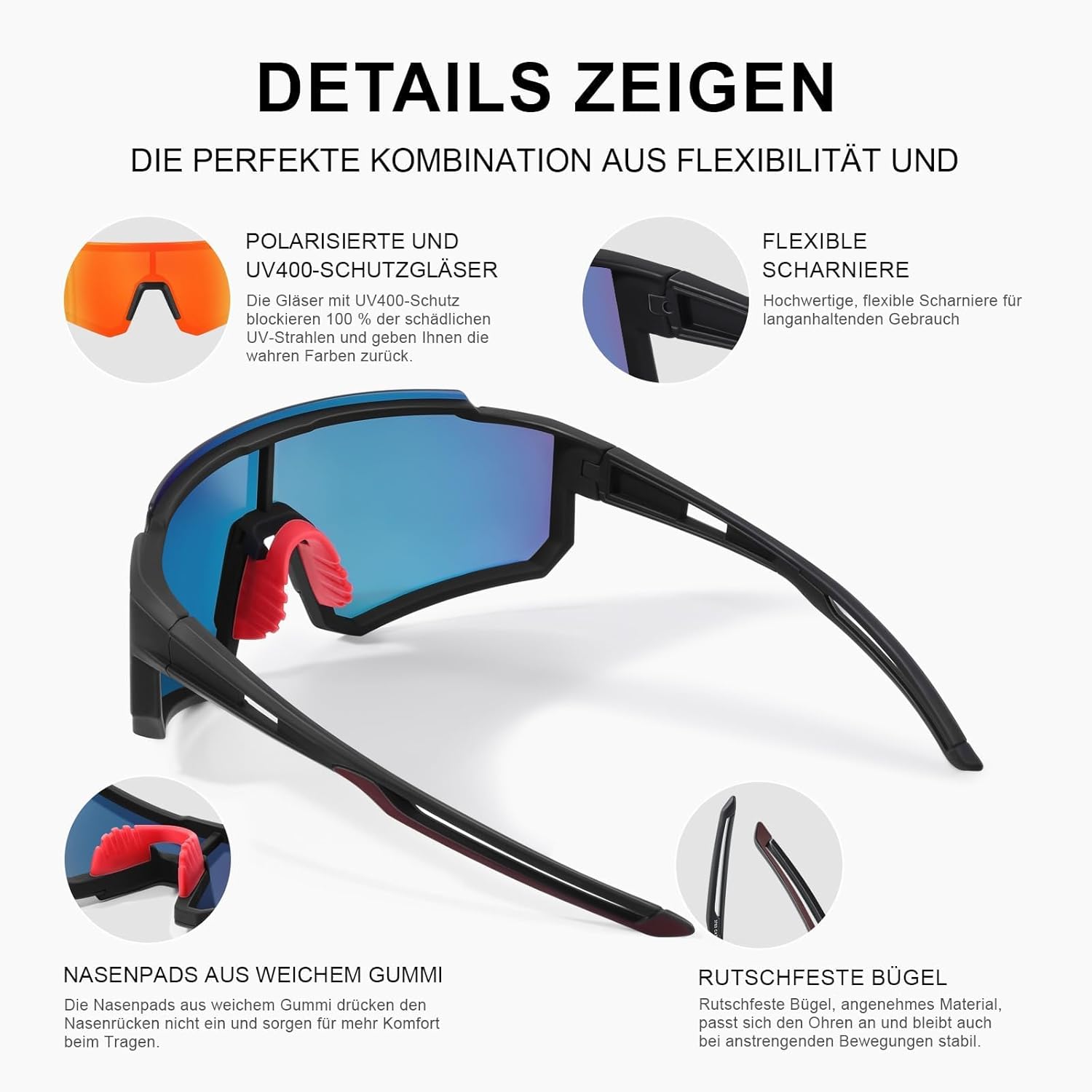 suoso Cycling Glasses - Balenie