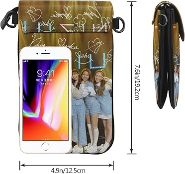 Amazon | [JMI] Niziu ニジューグッズ スマホポーチ本革 ショルダー