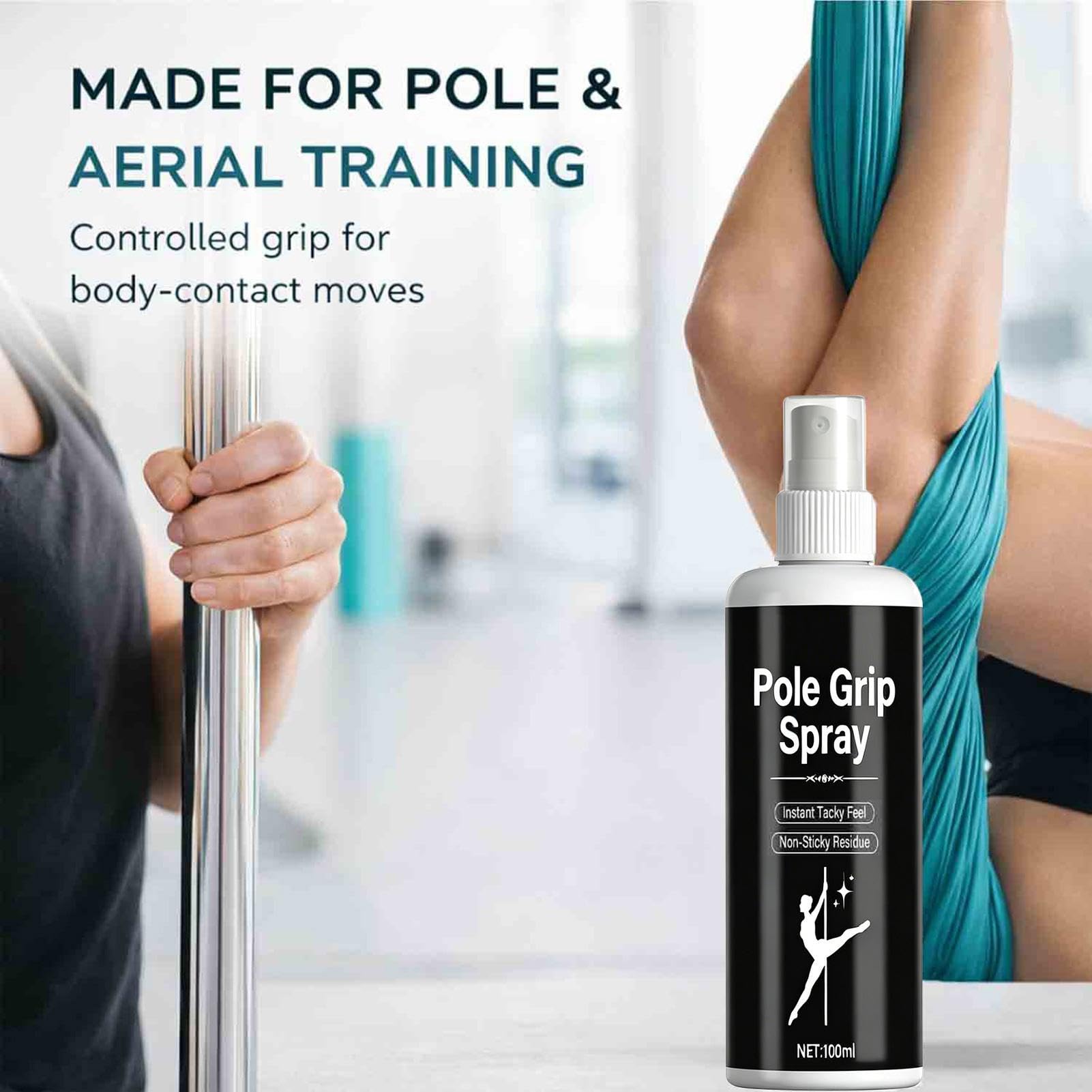 Spray De Agarre Antideslizante 100 Ml Controlador De Fricción Para Danza Yoga