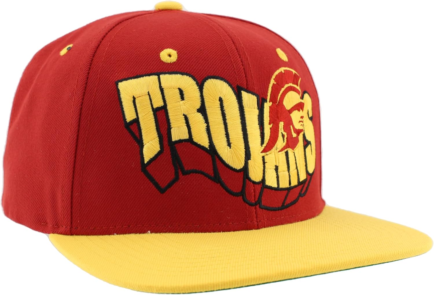 USC Trojans NCAA Officially Licensed Hat Flat Snapback Z11 Retro Flashback Team Color