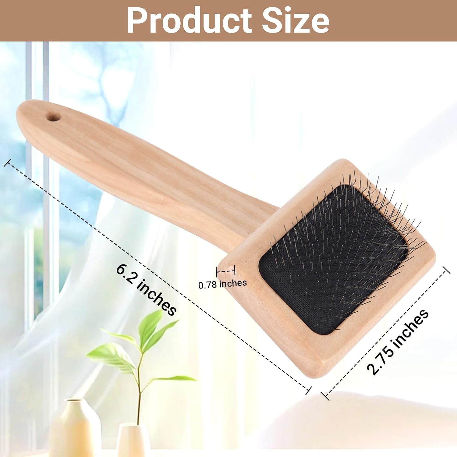 Cleaner Tool Smooth Beechwood Handle Compatible with Tape Removal