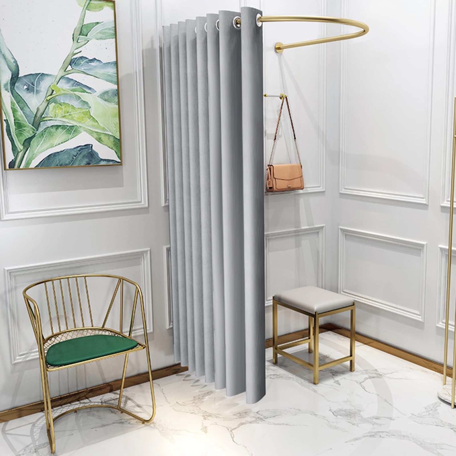 Cabine d'essayage amovible pour solutionner le manque d'espace en magasin de vêtements