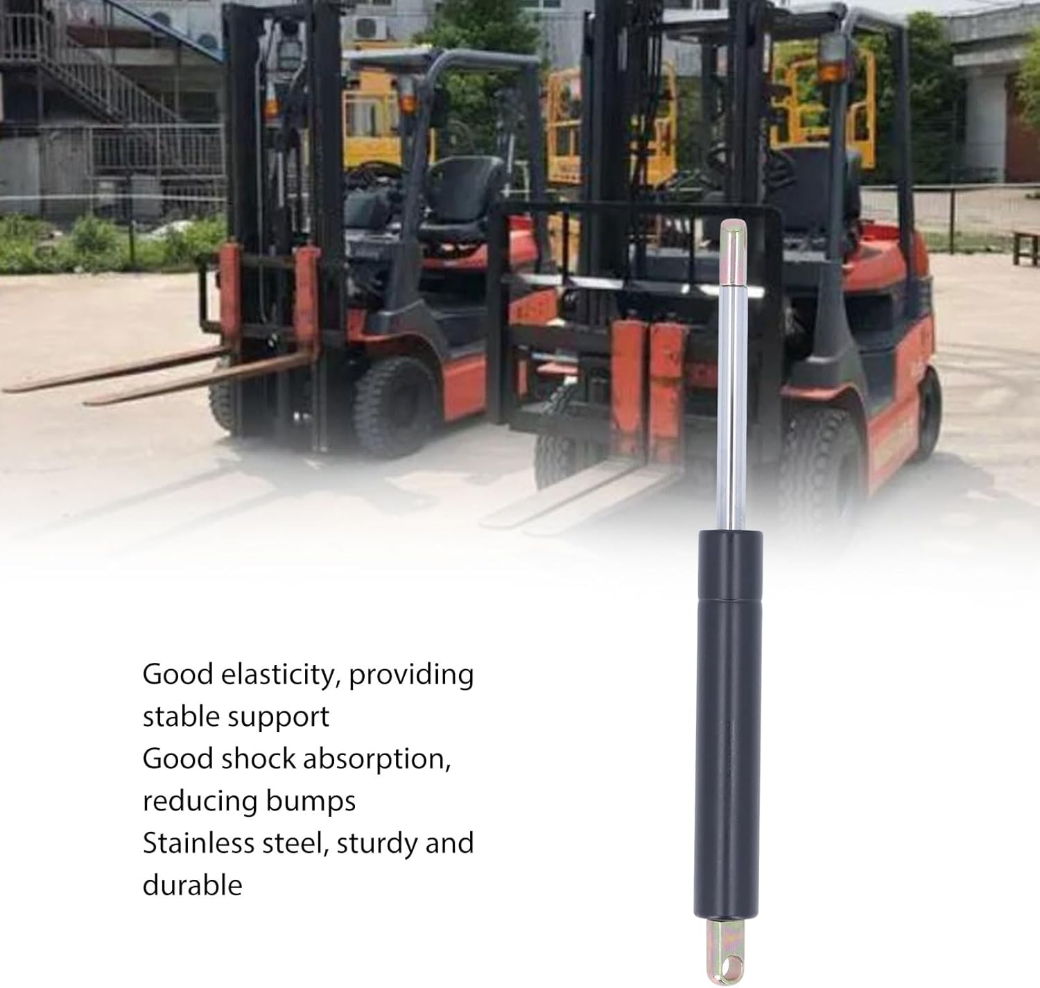 Stainless Steel Forklift Gas Strut Spring Shock Absorbing Gas Spring Compatible with H25 H30-03-351-03 Forklift Types