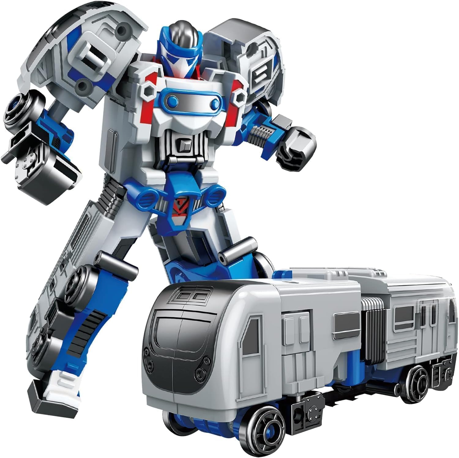 Transforming Robot Toy Car for Boys and Girls Age 3+, Friction Booster Car Toys Robot, Birthday Gift