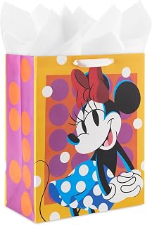 Birthday Hallmark Disney 13" Large Gift Bag with Tissue (Minnie Mouse)