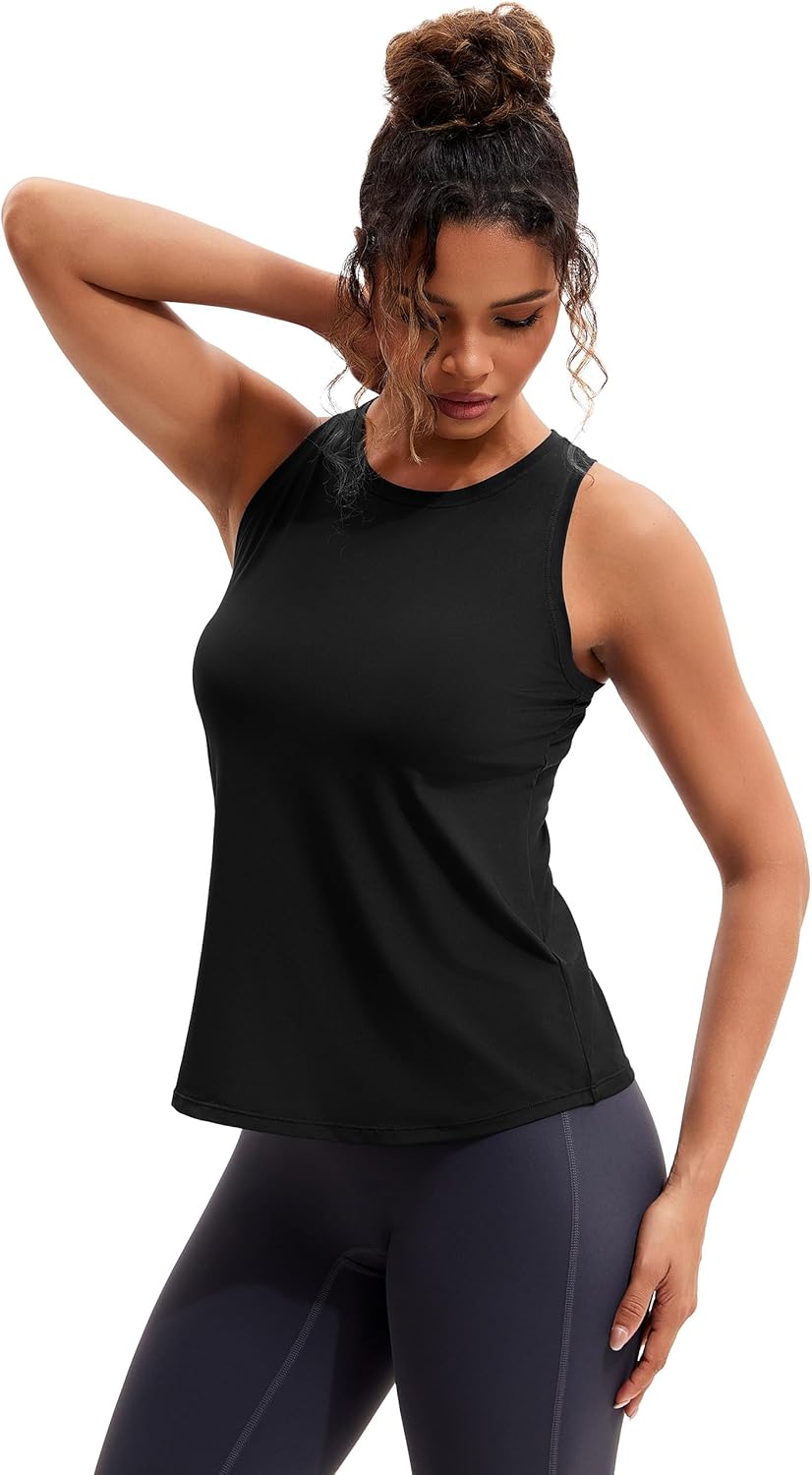 MathCat Women's Workout Tank Tops Racerback Lightweight Yoga Tennis Shirts Loose Fit Athletic Running Tank Top - Image 2
