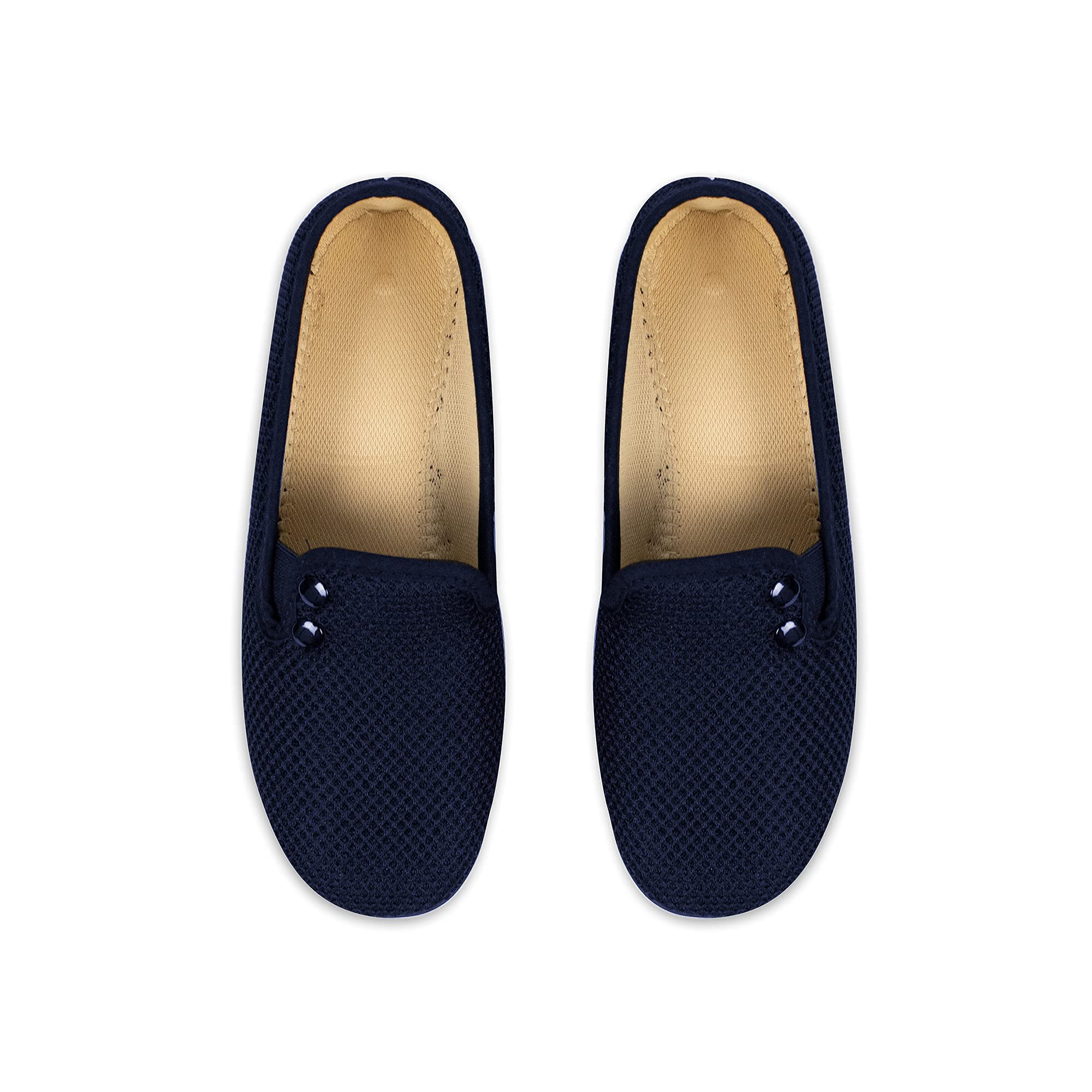 CoboFamily Zapatillas de Casa Mujer Verano, Zapatillas Cómodas Respirables, Zapatos Rejilla Cuña Punta Cerrada Multicolor, Suela Caucho Talla 35-41 Hecho EN ESPAÑA