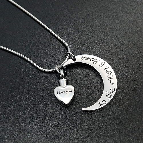 Miniatura 3 de Ataúdes Y Urnas,Artículos Conmemorativos Conmemorando A Un Ser Querido Un Animal Doméstico Cenizas Collar De Perfume De Acero Inoxidable Colgante De