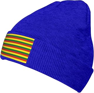 SEOCKA Adult Knit Beanie Hat Warm Knitted Hat Acrylic Knit Cuffed Cap Winter Stretchy Ski Cap Outdoor Cold Weather Streetwear