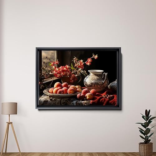 Miniatura 2 de Apples And A Terracotta Kettle, Country Kitchen Print, Apple Still Life, Vintage Apple Print, Apple Still Life Print, Country Kitchen Art, Canvas,