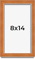 Vista 246 de Marco marrón de 18 x 24 pulgadas, marco de madera maciza de nuez de miel, ancho de moldeo de 0.875 pulgadas, profundidad de rabo de 0.875 pulgadas