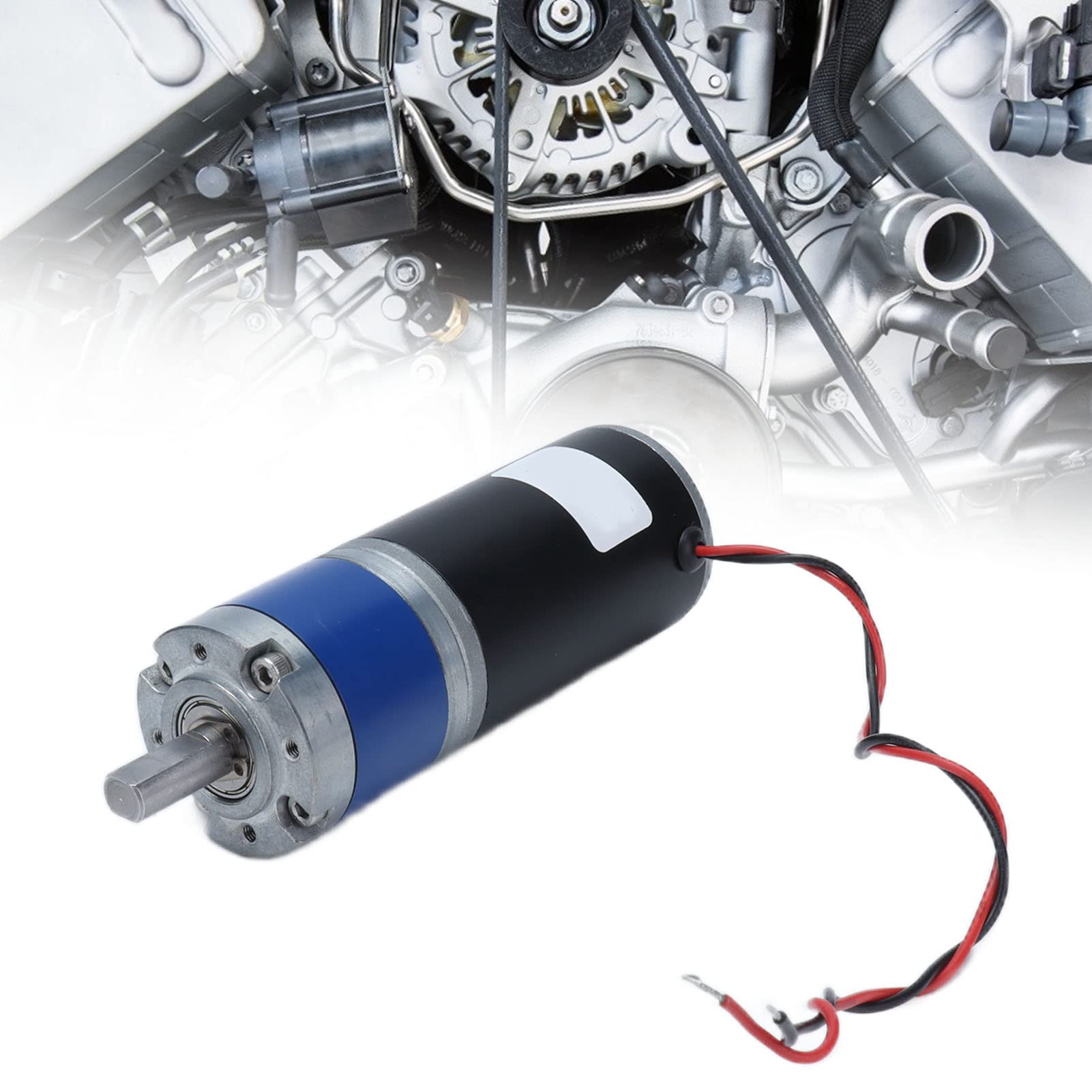 Motor de engranaje planetario eléctrico Tyenaza 36ZY DC, motor de engranaje de velocidad ajustable estable 24V (56RPM)