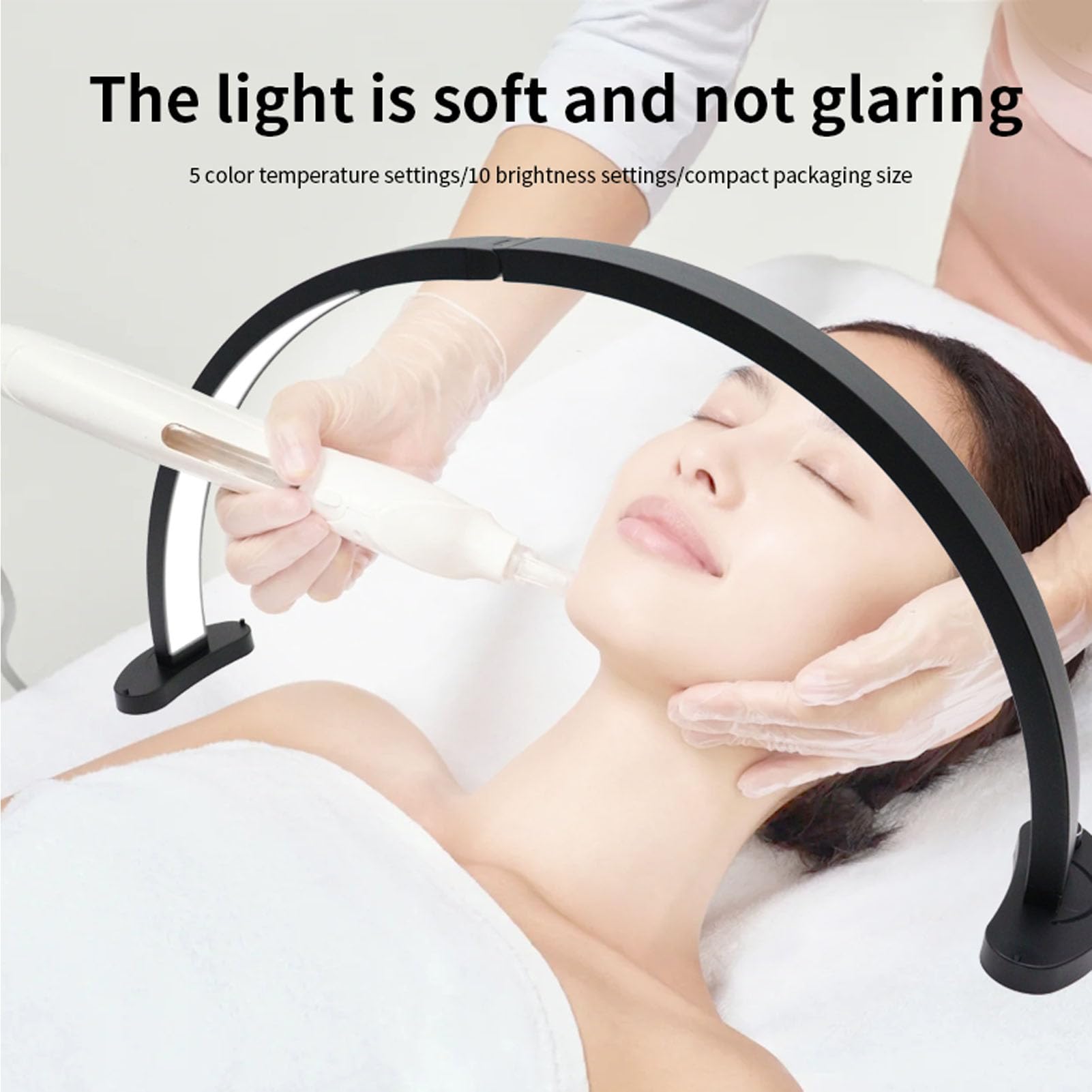 40W LED Half Moon Light do stanowiska do manicure (wtyczka UE)