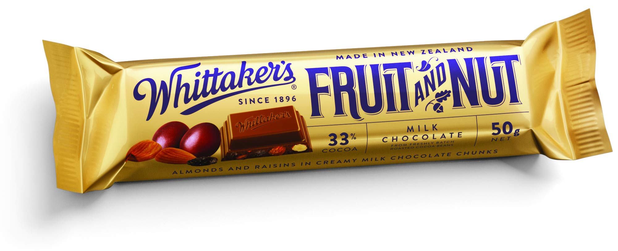 Whittakers Fruit & Nut 50g, 50 g (B00LBPFUSK) Amazon Price History, Amazon Price Tracker
