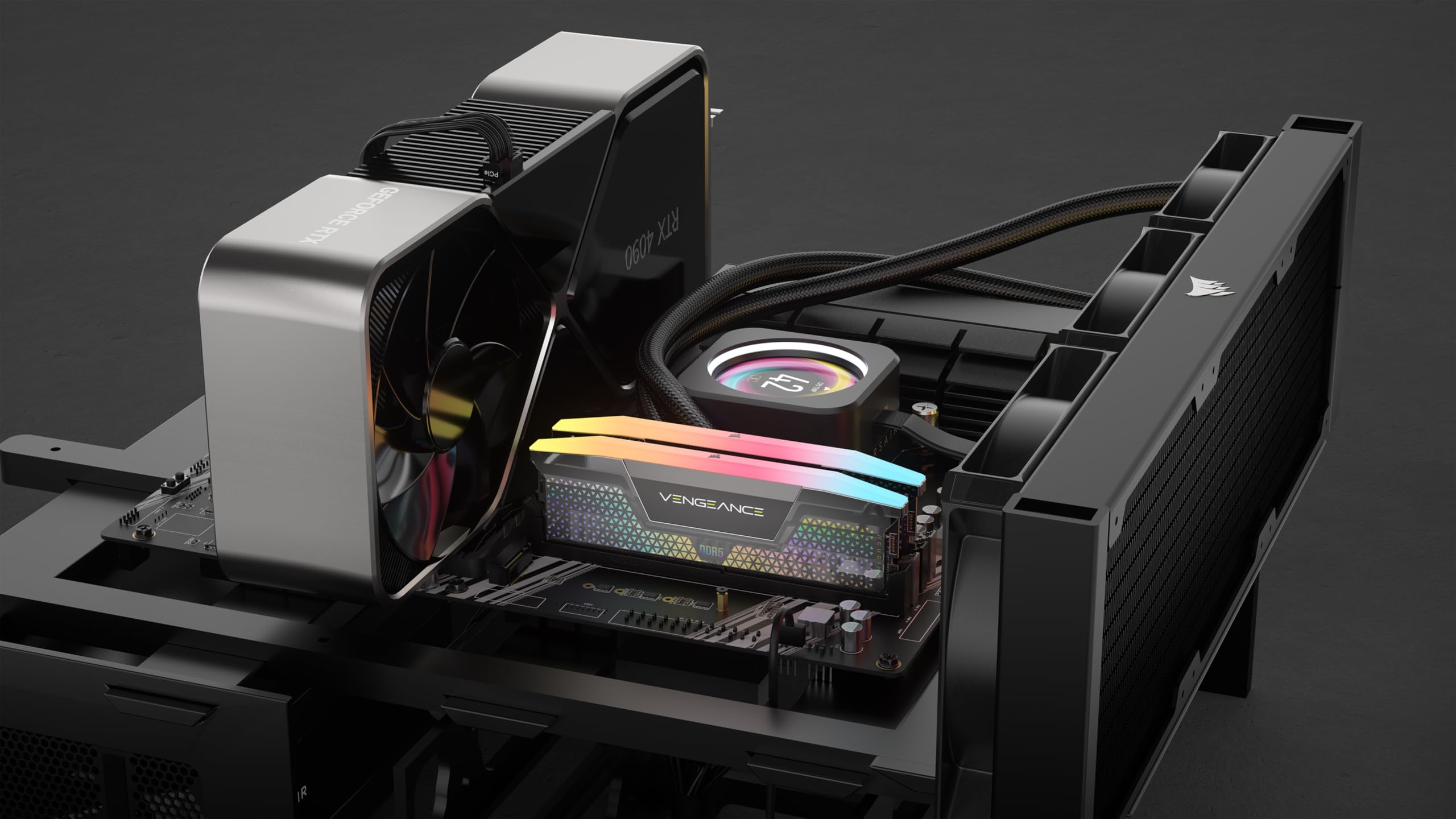 CORSAIR VENGEANCE RGB DDR5 CUDIMM 48GB (2x24GB) Up to 8000MHz CL38