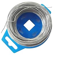 Vista 5 de Alambre de bloqueo de seguridad giratorio de acero inoxidable .032, 100 pies / 98.4 ft, utilizado para reparar motocicletas, aviones