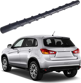 7 Inch Flexible Spiral Rubber Antenna for Mitsubishi Outlander Sport (2011-2017), Car Wash Proof - Internal Copper Coil Antenna Mast Replacement