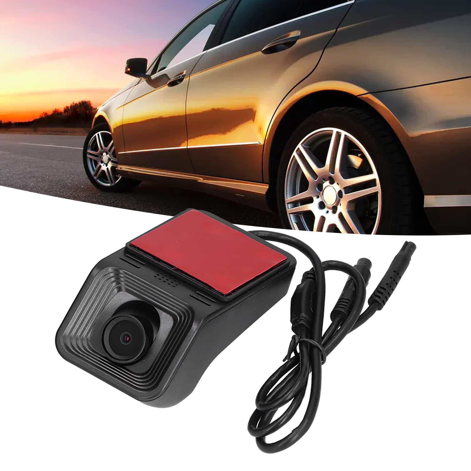 Rejestrator samochodowy DVR, kamera samochodowa USB Dash Cam 1080P HD rejestrator jazdy kamera samochodowa przednia tylna kamera DVR ADAS podwójne obiektywy uniwersalny do nawigacji