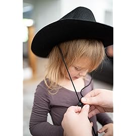 Little Adventures Costume Cowboy and Cowgirl Felt Hats (Black)
