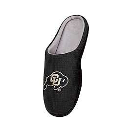 FOCO Colorado Buffaloes NCAA Mens Memory Foam Slide Slippers - M