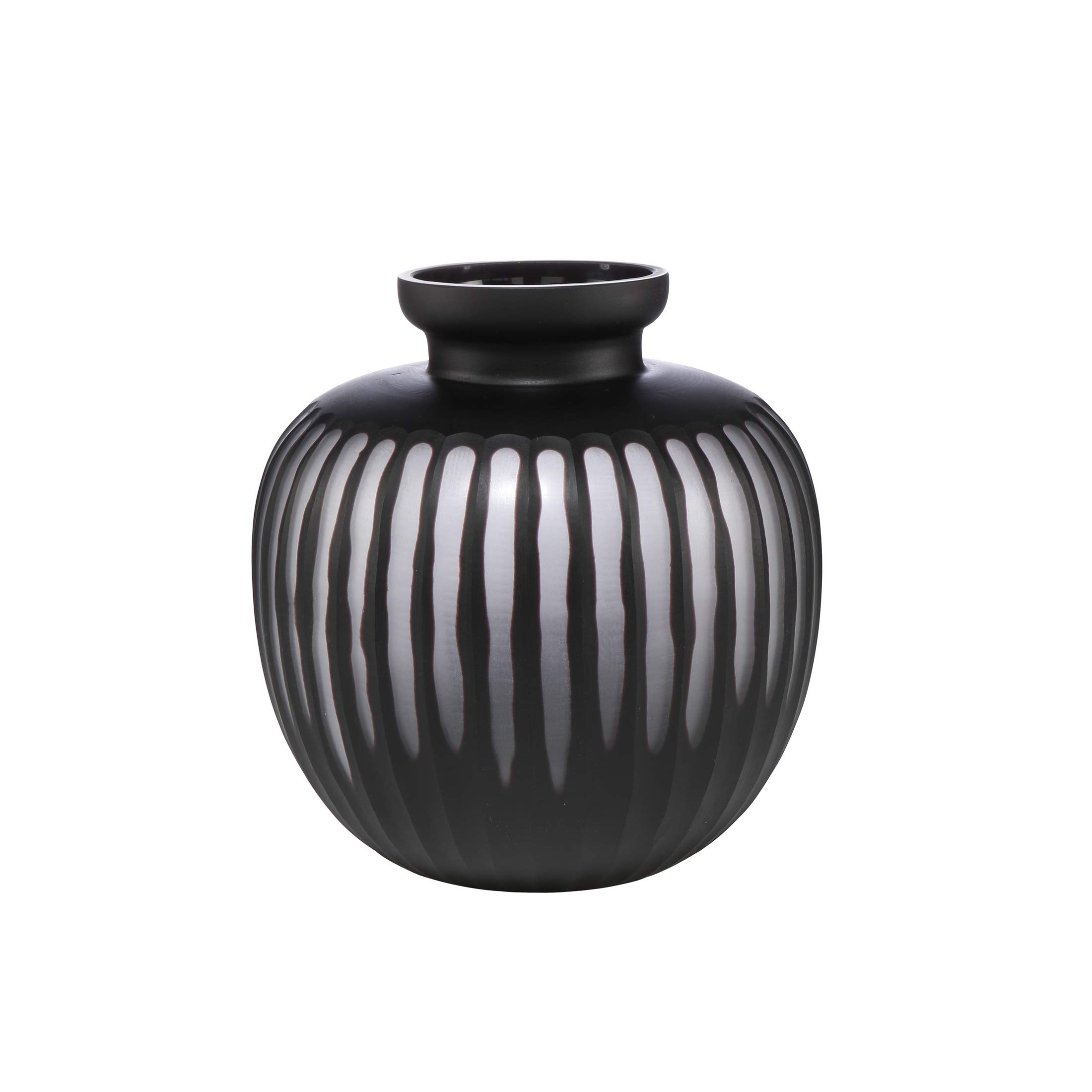 Goebel Petit vase Noir pour sublimer une table basse de salon moderne