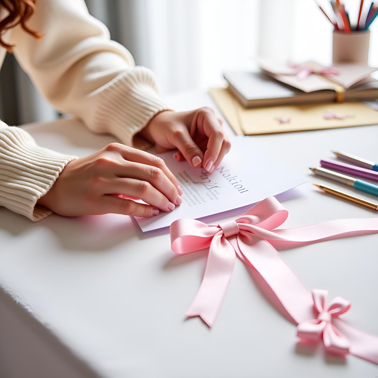 200Pcs Colorful Assorted Smallest Satin Ribbon Bows Size 10 mm, Tiny Embellishment Craft Artificial Applique Wedding Ribbons Fabric Ribbons - Image 8