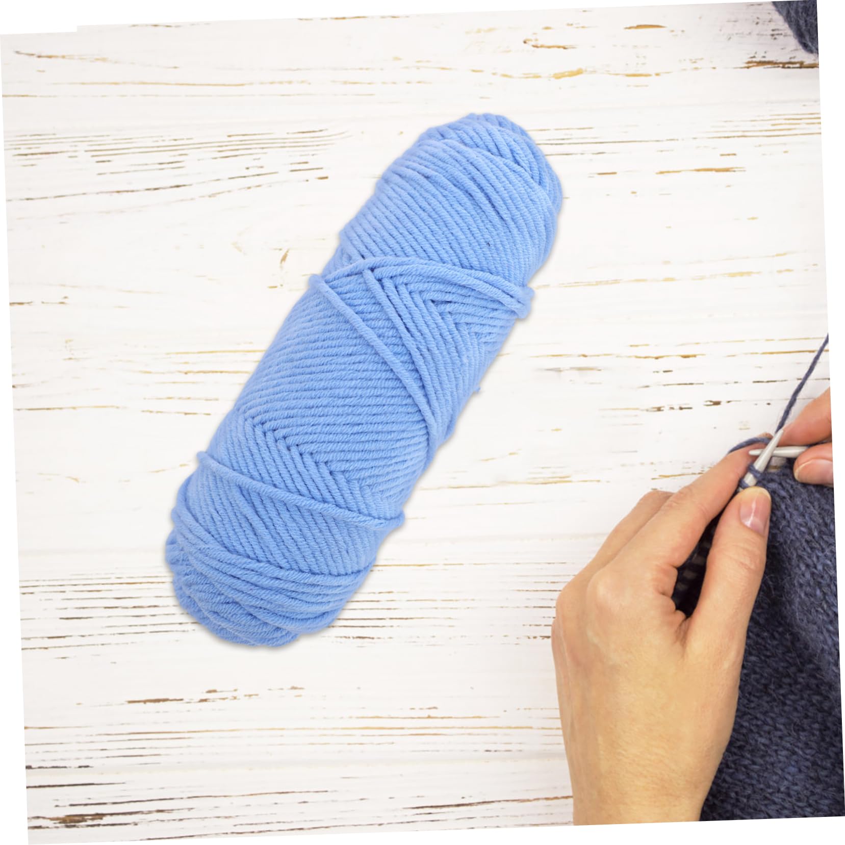 Operitacx 7rotoli Filato di Cotone al Latte Morbido per Uncinetto per Amigurumi Coperte per Ragazza e Accessori per Bambole Facile da Lavorare e Resistente allo Sbiadimento