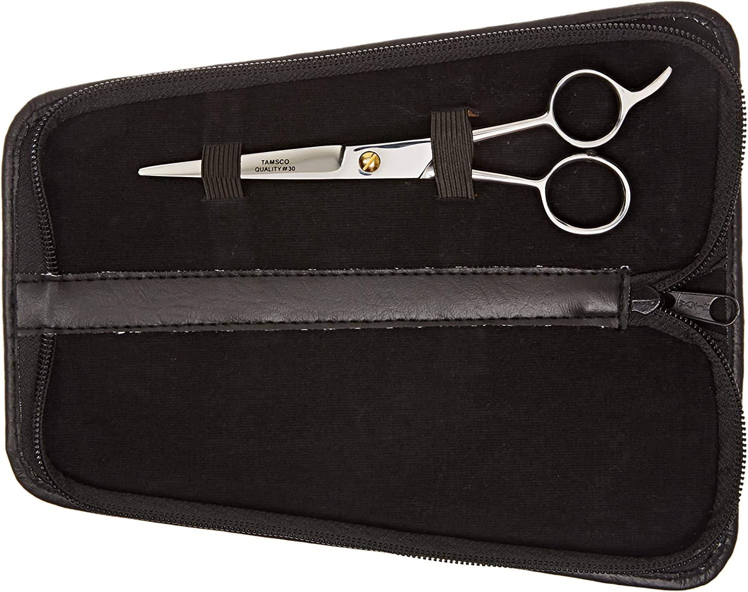 TAMSCO Genuine Japanese Stainless Steel Scissor 6.5-Inch with Finger Rest Semi-Convex Edge Japanese Stainless Steel Classic Design Finger Rest