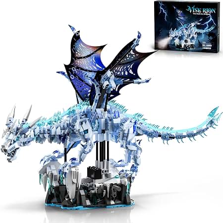 Amazon.com: BRICK HAMBURG Mechanical Ice Dragon Building Block Toy