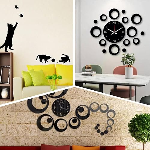 CHENGCKJ Foam Self-Adhesive Foam Rubber 3 mm x 30 cm x 320 cm Foam Board Black Cellular Rubber Neoprene for Floors Walls Vehicle Protection DIY Crafts - 6