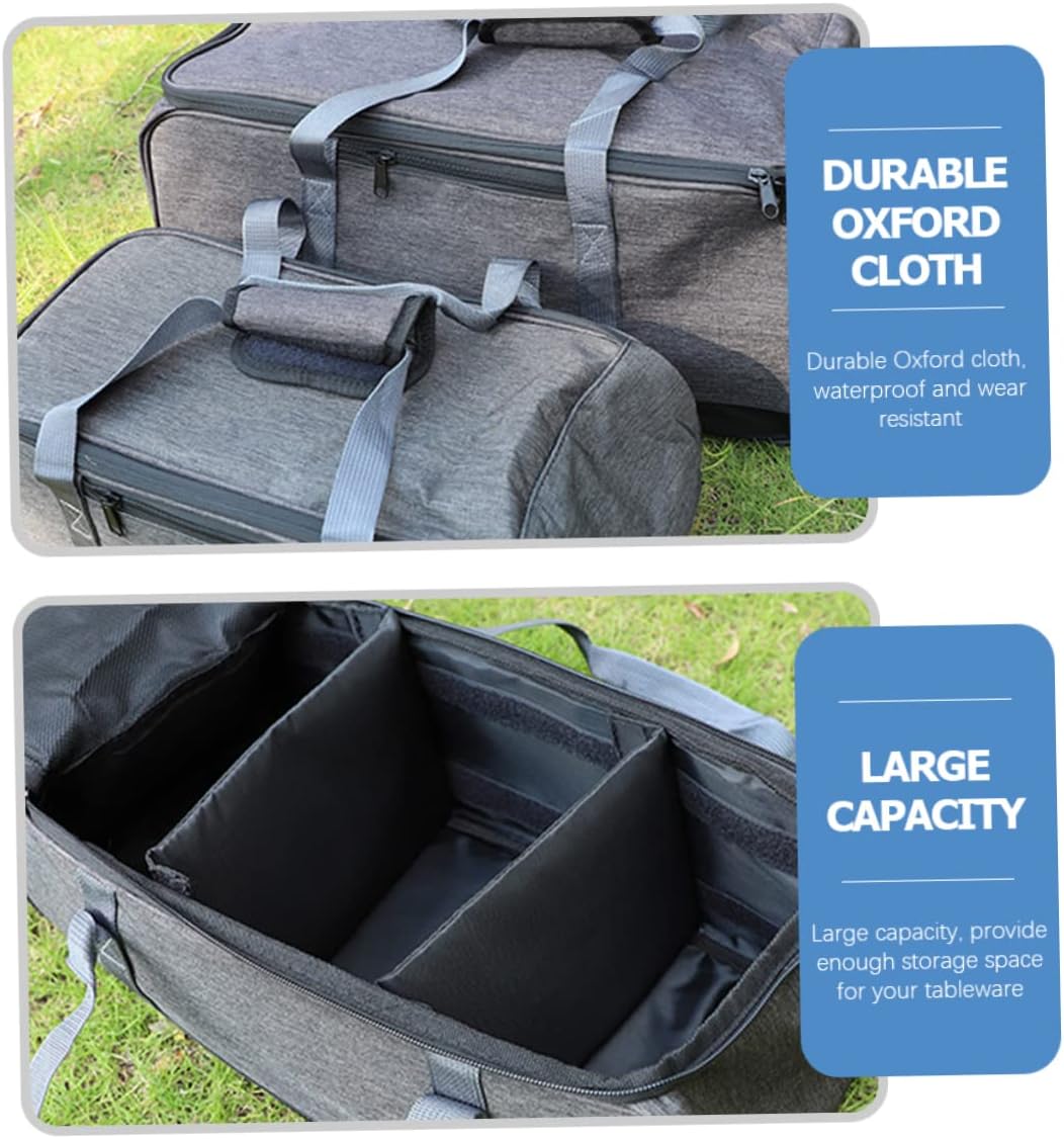 Camping Pot and Utensil Storage Bag Multi-Function Pouch for Outdoor Cooking Accessories for Travel and Barbecue Suitable for Grills and Camping Gear
