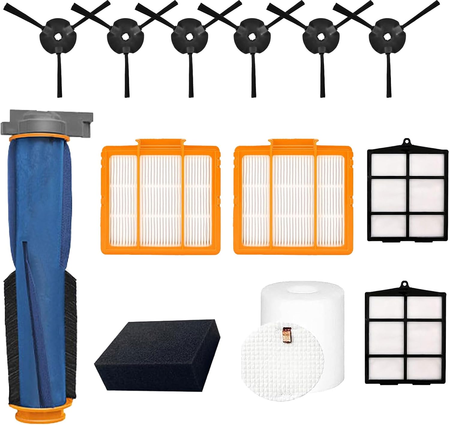 Replacement Parts for Shark RV2302AE IQ Robot Vacuum Accessories Kit with Main Brush Filters Side Brushes