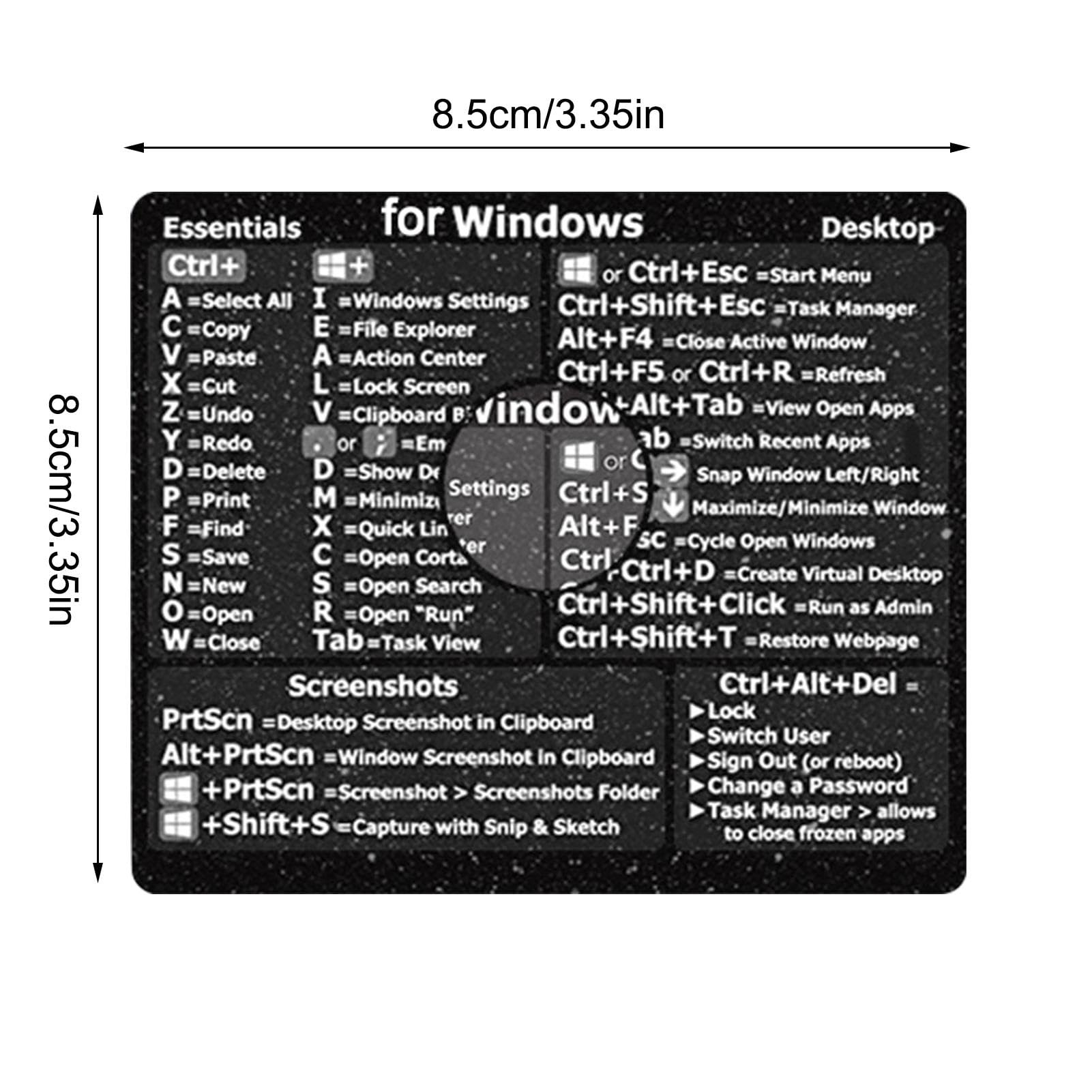 Amazon.co.jp: ショートカットキー 早見表キーボードシール ノート