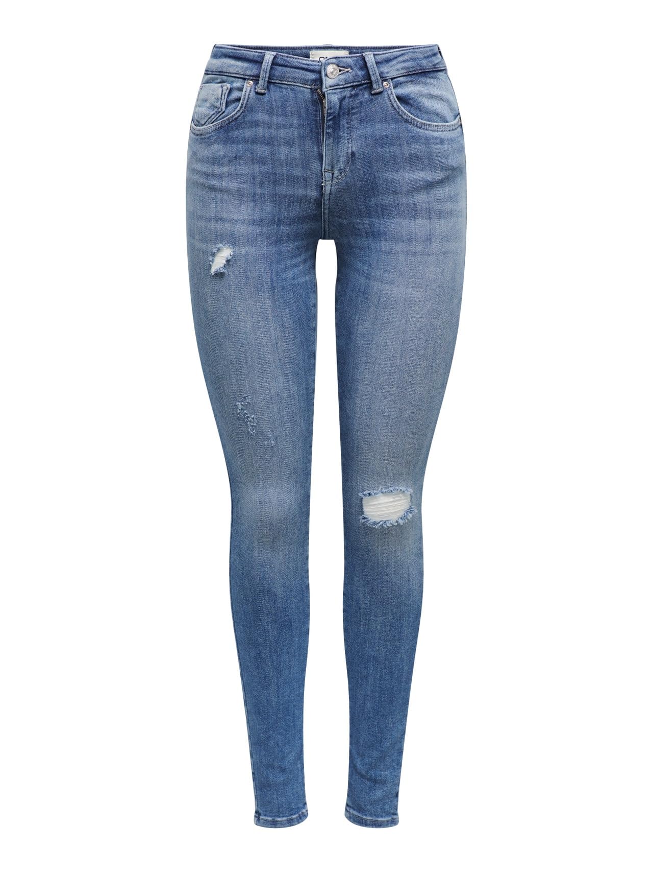 ONLY Women's Jeans, Medium Blue Denim, Skinny, M/34