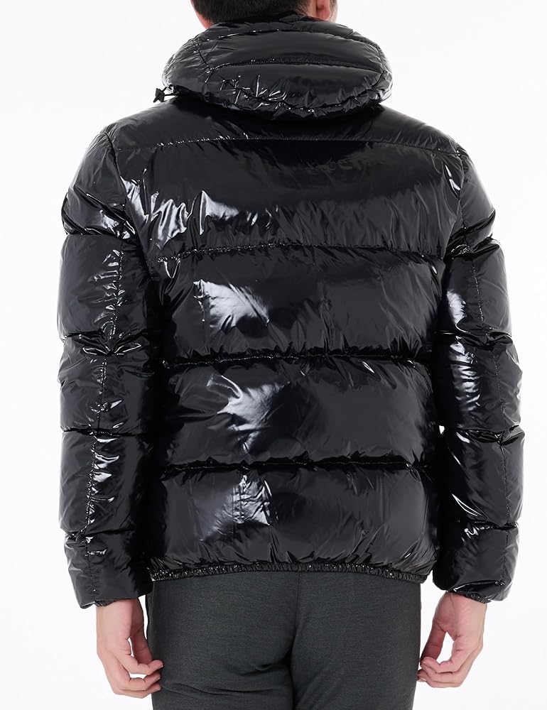 ヘルノ ダウンジャケット フード ロゴプレート ナイロン ブラック 12A HERNO KIDS ヘルノ キッズ ダウンジャケット PI000171G 12431SZ