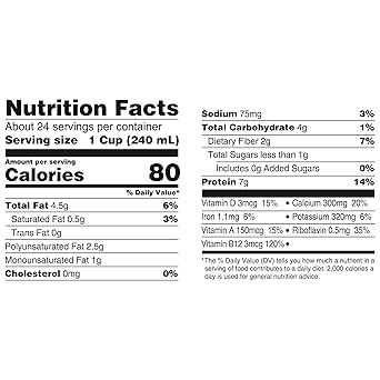 Silk Shelf-Stable Organic Soy Milk, Unsweetened, Dairy-Free, Vegan, Non-GMO Project Verified,32 Fl Oz(Pack of 6)