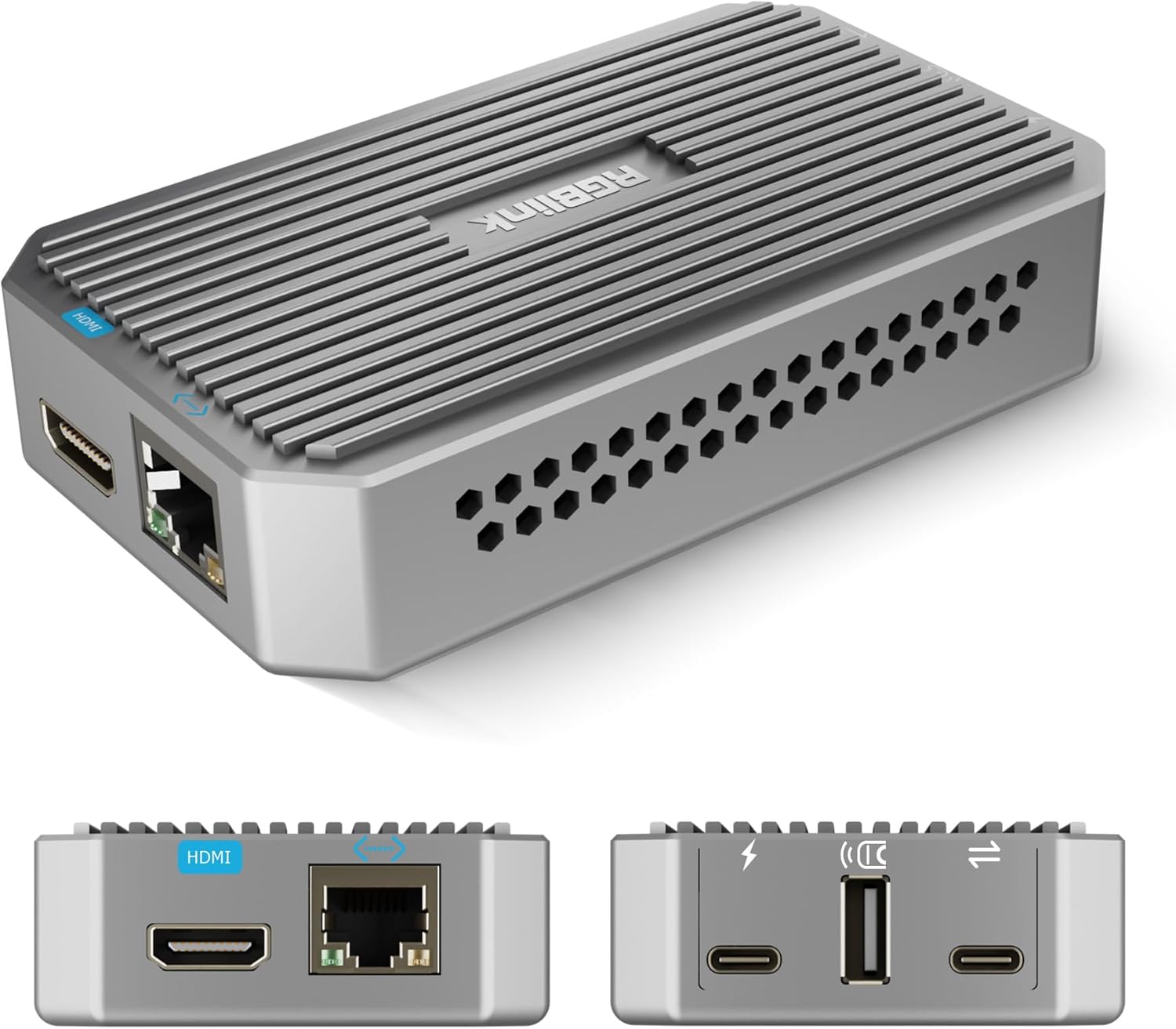 RGBlink UVC to HDMI Converter & Adapter for UVC Webcams, UVC to NDI Adapter for Live Streaming, Compatible with Atem Mini Switchers & OBSBOT Webcams, TAO1 Tiny 2