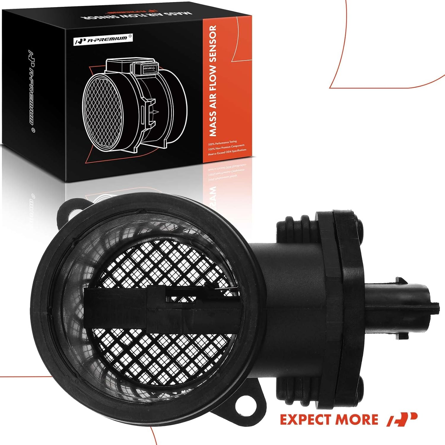 A-Premium Mass Air Flow Sensor Compatible with Hyundai Accent 2000-2002 L4 1.5L SOHC Petrol